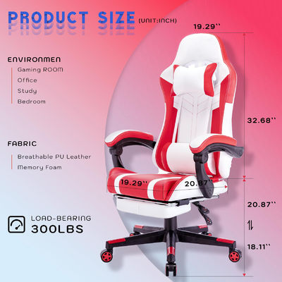 ALINUNU High Back Video Ergonomische Racing PC Gaming Stoel met Voetrest Aanpassen OEM ODM