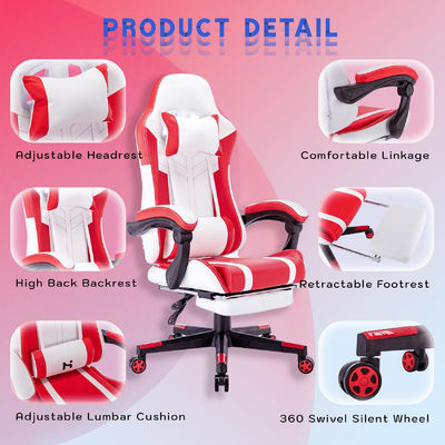 ALINUNU High Back Video Ergonomische Racing PC Gaming Stoel met Voetrest Aanpassen OEM ODM