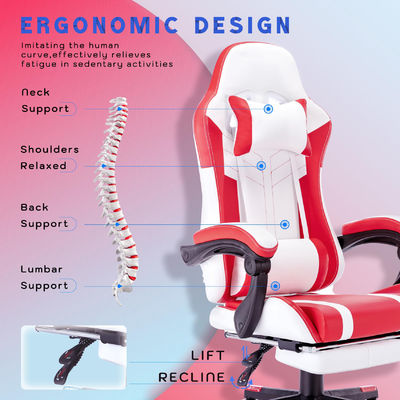 ALINUNU High Back Video Ergonomische Racing PC Gaming Stoel met Voetrest Aanpassen OEM ODM