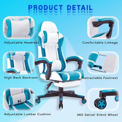 Op maat gemaakte kleur ALINUNU High Back Video Ergonomische Racing PC Spelstoel met voetsteun