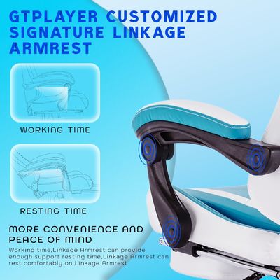 Op maat gemaakte kleur ALINUNU High Back Video Ergonomische Racing PC Spelstoel met voetsteun