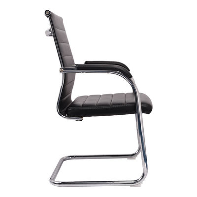 Aanpassen Modern Oranje Back Office Executive Leather Chair met PP Arm Rest OEM ODM