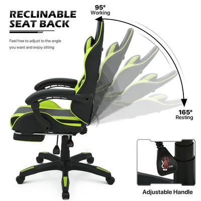 Goedkope Home Office Meubels ALINUNU Ergonomische gaming stoel 25&quot;D x 26.5&quot;W x 42.5&quot;H