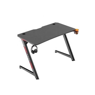 Op maat gemaakte boutique metalen platte tafel speelbank met ander oppervlakte materiaal in blauw