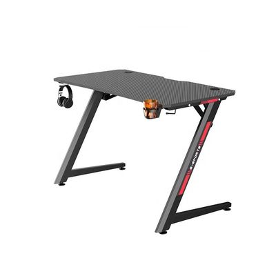 Op maat gemaakte boutique metalen platte tafel speelbank met ander oppervlakte materiaal in blauw