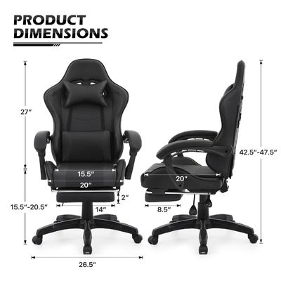 Verstelbare hoogte Ergonomische Computer Racing Video PC Custom Gaming Stoel voor volwassenen