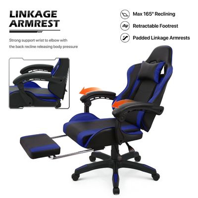 Genuine LEATHER ALINUNU Ergonomische Computer Racing Video PC Custom Gaming Stoel voor volwassenen
