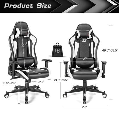 ALINUNU Aanpasbaar Geheim Lab Ergonomische Racing Video Gaming Stoel De Perfecte Stijl