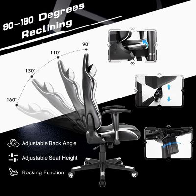 ALINUNU Aanpasbaar Geheim Lab Ergonomische Racing Video Gaming Stoel De Perfecte Stijl