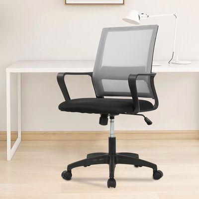 360 draaibare moderne kantorenstoel met een rugleuning en hoogteverstelling