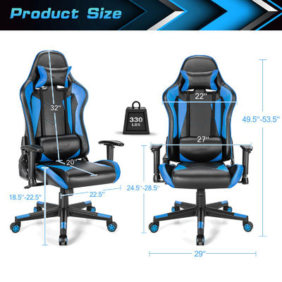 ALINUNU Aanpasbare geheime laboratorium ergonomische racing pc videogame stoel voor Home Office