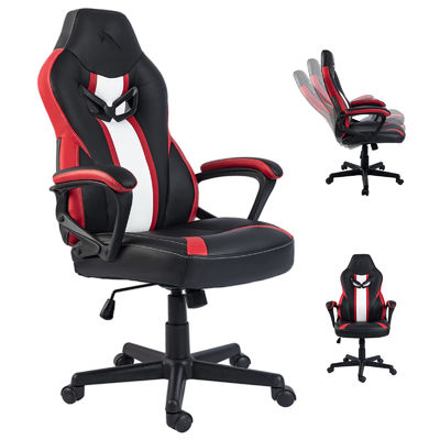 ALINUNU Metal Frame Racing Gaming Chair met lumbale steun en ergonomisch ontwerp