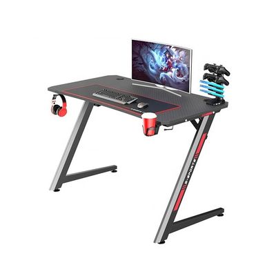 Z Gaming Desk Computertafel met vechtbare RGB Led ademend licht voor thuiswerkruimte