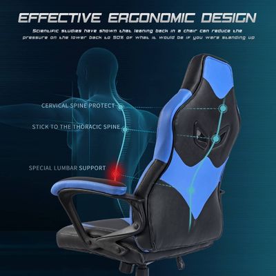 Home Office Meubels ALINUNU Direct Ergonomische Racing Gaming Chair met Lumbal Support