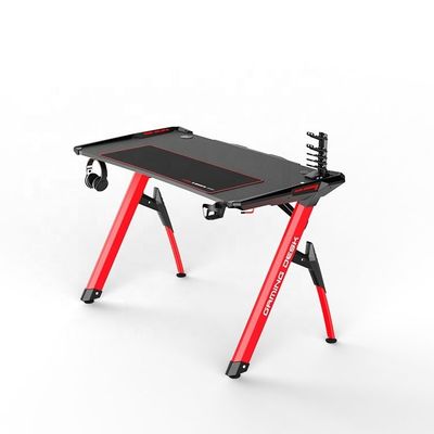 Gepersonaliseerde computer pc gaming bureau tafel voor internet gaming met PU oppervlak materiaal