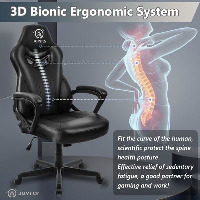 ALINUNU Direct Lumbal Support Racing Gaming Chair voor volwassenen 21&quot;D x 25&quot;W x 43&quot;H