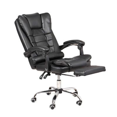 Home Office Postverpakking Y Lederen Executive Swivel met voetsteun van ALINUNU