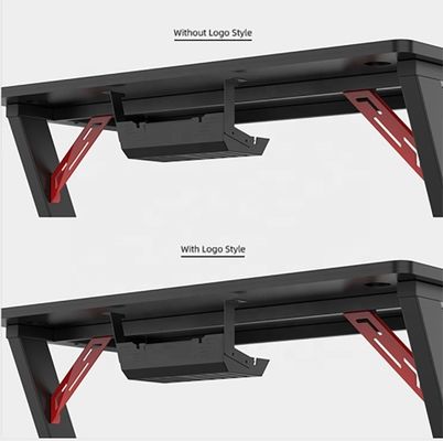 Commerciële meubels Computertafel met RGB-verlichtingssysteem en verstelbaar ontwerp