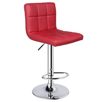 Modern Design PU Lederen Verstelbare Draaibare Barstoel Met Achterkant 14,5&quot;D x 16&quot;W x 24,5&quot;H