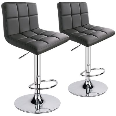 Verstelbare draaibare barkruk met rug ALINUNU Moderne design stijl commercieel meubilair