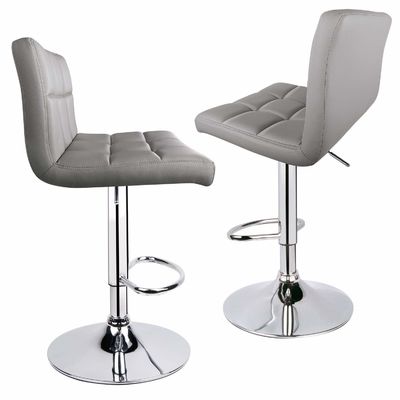 Modern Design Home Bar Stoel met rug en verstelbare draai in aangepaste kleur