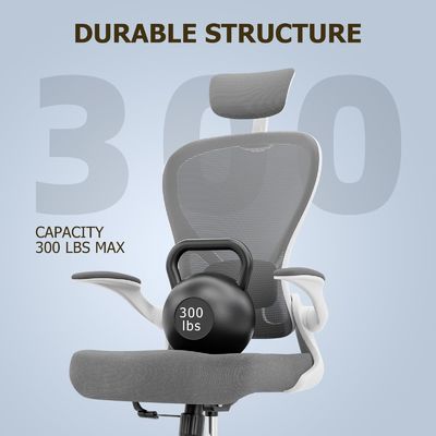 Moderne draaiende stoel met opvouwbare armen Metalen type metalen ergonomische thuis kantoor bureau stoel
