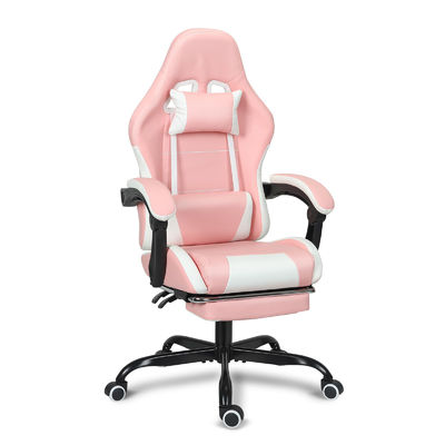 ALINUNU Gaming Chair aanpassen hoogte verstelbaar met lumbale steun en voetenrest