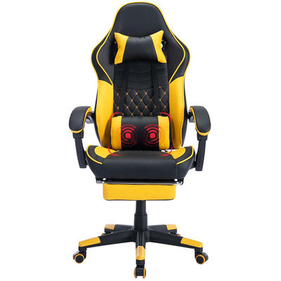 Ledermassage-gamingstoel draaiend ergonomisch en draaiend ontwerp met zitplaats