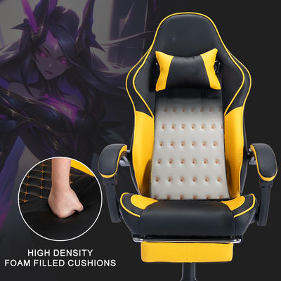 Ledermassage-gamingstoel draaiend ergonomisch en draaiend ontwerp met zitplaats