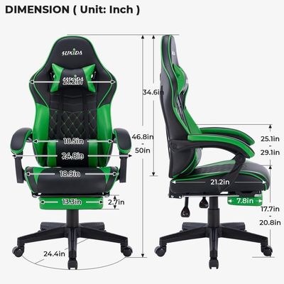 OEM ODM Aanpassen Moderne Scorpion Gaming Chair Leer Ergonomische Draaibare Computerstoel