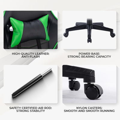 OEM ODM Aanpassen Moderne Scorpion Gaming Chair Leer Ergonomische Draaibare Computerstoel