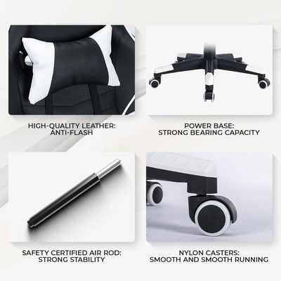 Leer ergonomische gamersit Modern Scorpion gaming stoel voor computerspelkamer