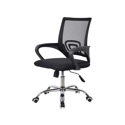 High Density Foam Fabric Seat Mesh Swivel Visitor Chair voor moderne computer