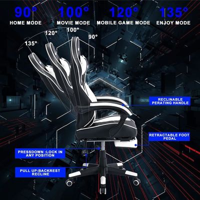 Leer ergonomische gamersit Modern Scorpion gaming stoel voor computerspelkamer