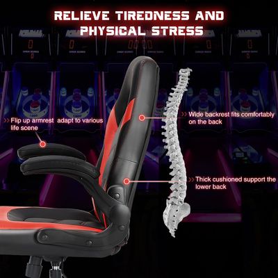 ALINUNU Ergonomische computerspelstoel met instelbare hoogte en aangepaste kleur