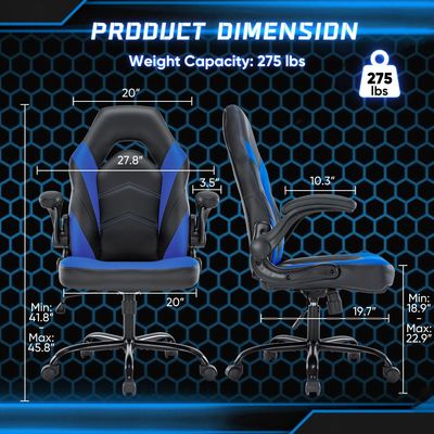 OEM ergonomische draaiende gaming stoel voor grote en hoge hoogte verstelbare videogame stoel