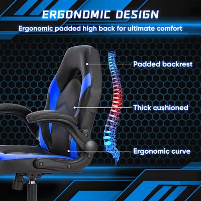 OEM ergonomische draaiende gaming stoel voor grote en hoge hoogte verstelbare videogame stoel