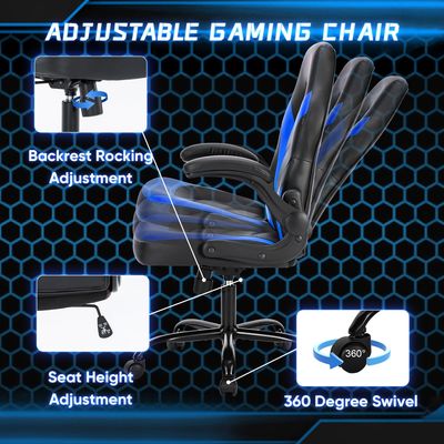 OEM ergonomische draaiende gaming stoel voor grote en hoge hoogte verstelbare videogame stoel