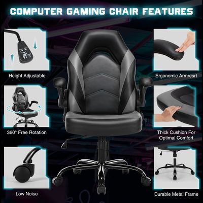 Hoogte verstelbare gaming stoel ideaal voor kantoor en thuis 27.76 &quot;W x 45.67&quot; H x 25.39 &quot;D