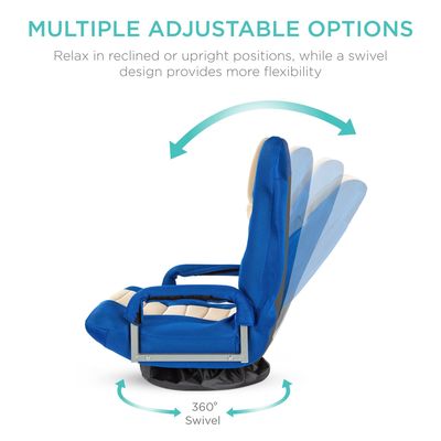 Moderne design ALINUNU Draaiende gaming stoel voor TV 360 graden Multifunctionele vloer rocker