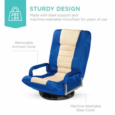 Moderne design ALINUNU Draaiende gaming stoel voor TV 360 graden Multifunctionele vloer rocker