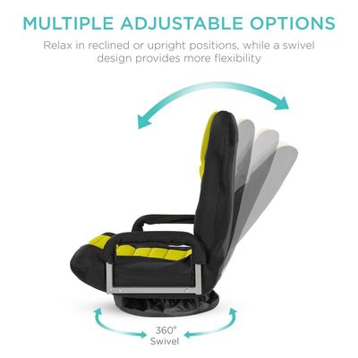 Draaibare gaming stoel 360 graden Multifunctionele vloer stoel rocker voor tv aangepast kleur