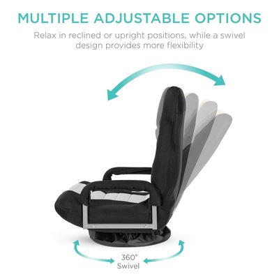 Draaiende stoel ALINUNU 360 graden Multipurpose vloer stoel Rocker voor TV 17 pond