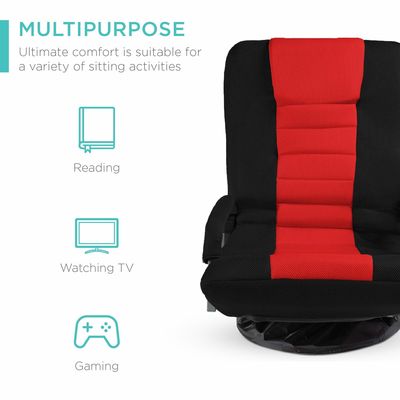 Gepersonaliseerde Kleur Draaiende Spelstoel Postverpakking Y 360 graden Meerdere doeleinden vloerstoel