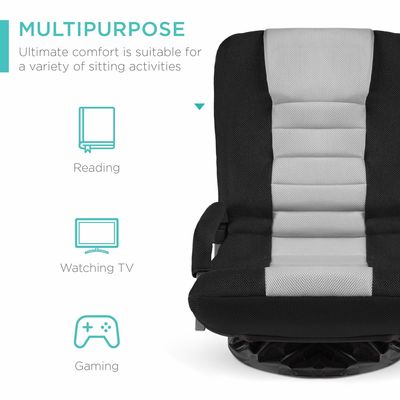 Draaibare gaming stoel 360 graden Multifunctionele vloer stoel rocker voor tv aangepast kleur
