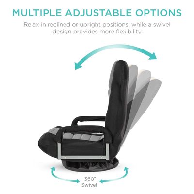 Draaibare gaming stoel 360 graden Multifunctionele vloer stoel rocker voor tv aangepast kleur
