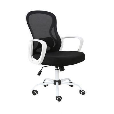 Commerciële meubels Executive verstelbare kruk Mid back Mesh Desk Chair Moderne stijl