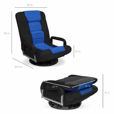 Postverpakking ALINUNU Draaiende speelstoel 360 graden Multifunctionele vloerstoel Rocker voor TV