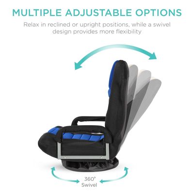 Postverpakking ALINUNU Draaiende speelstoel 360 graden Multifunctionele vloerstoel Rocker voor TV
