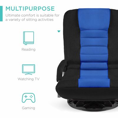 Postverpakking ALINUNU Draaiende speelstoel 360 graden Multifunctionele vloerstoel Rocker voor TV